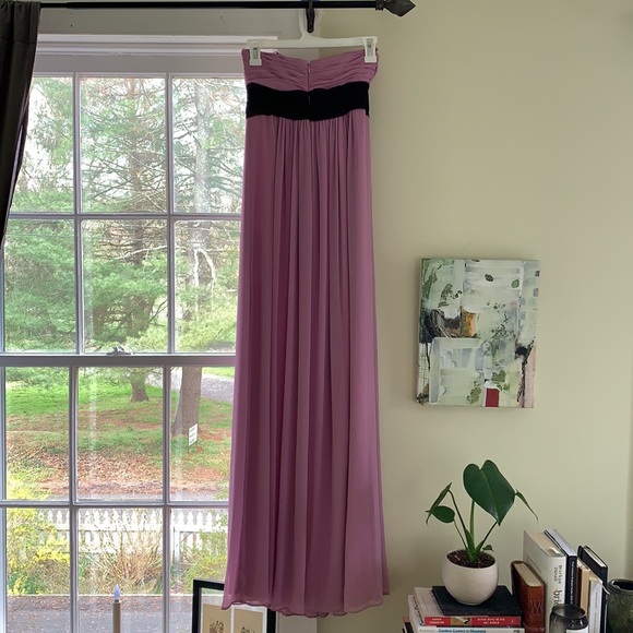 Long strapless orchid purple dress - Picture 2 of 2